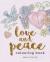 Love & peace colouring book