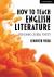 How to teach english literature