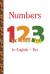 Numbers 123 in English -- Twi